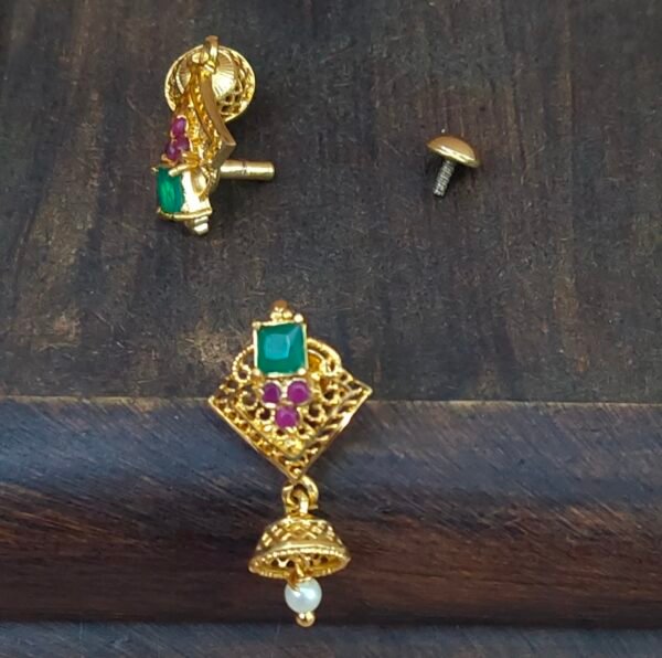 One gram gold Earrings | One gram gold Jewellery | Jumka Earrings
