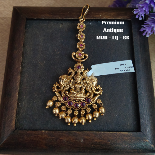 One Gram gold Maang Tikka | Papidi Bottu | Papidi Billa |  One gram gold Bridal Jewellery