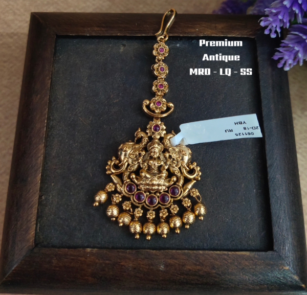 One Gram gold Maang Tikka | Papidi Bottu | Papidi Billa |  One gram gold Bridal Jewellery