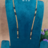 One gram gold Jewellery | One gram gold Long Black beads | Black beads