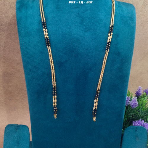 Picsart_26-07-01_13-58-42-282 One gram gold Jewellery | One gram gold Long Black beads | Black beads