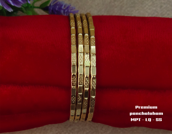 •One gram gold Bangles | Panchaloham Bangles | Braidal Bangles