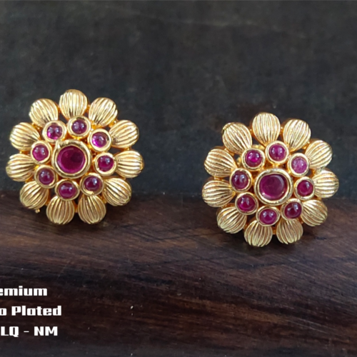 One gram gold Earrings | One gram gold Jewellery | Stud Earrings