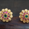 One gram gold Studs Earrings | One gram gold Jewellery | Stud Earrings
