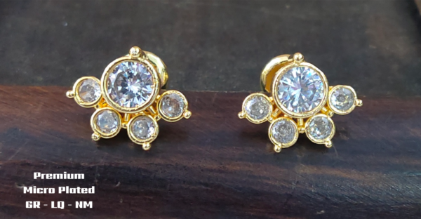 One gram gold Studs Earrings | One gram gold Jewellery | Stud Earrings