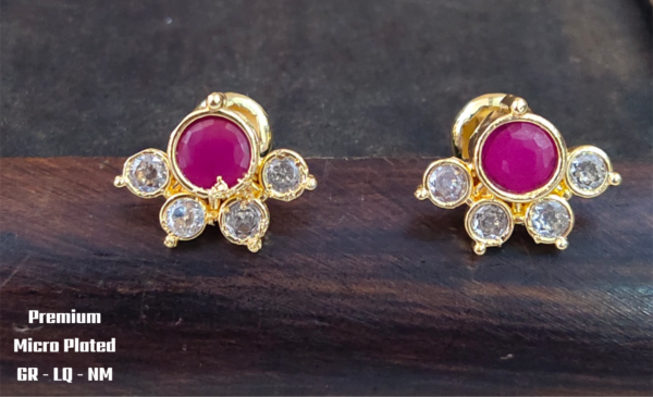 One gram gold Studs Earrings | One gram gold Jewellery | Stud Earrings