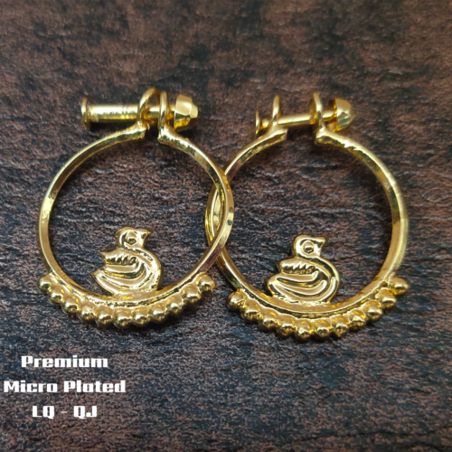 One gram gold Earrings | One gram gold Jewellery | Hoop Earrings