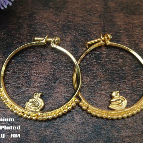 One gram gold Earrings | One gram gold Jewellery | Hoop Earrings