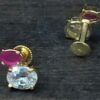 One gram gold Earrings | One gram gold Jewellery | Stud Earrings