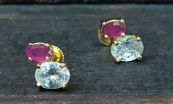 One gram gold Earrings | One gram gold Jewellery | Stud Earrings