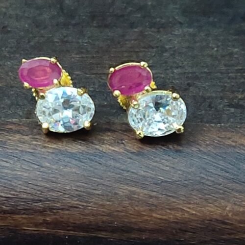 One gram gold Earrings | One gram gold Jewellery | Stud Earrings