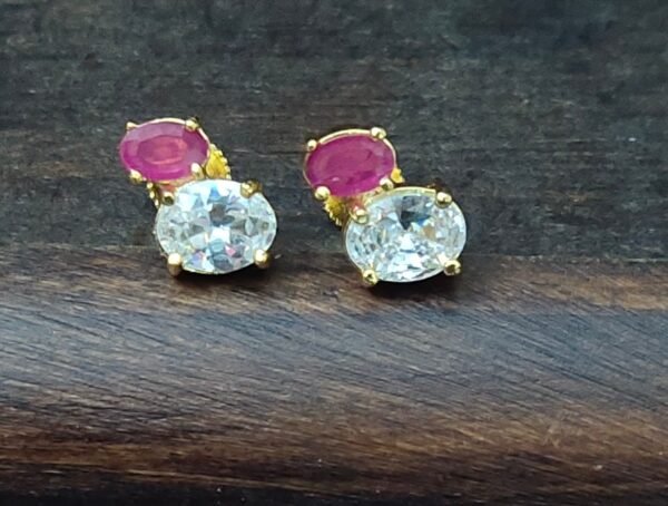 One gram gold Earrings | One gram gold Jewellery | Stud Earrings