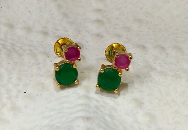 One gram gold Earrings | One gram gold Jewellery | Stud Earrings