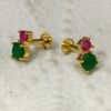 One gram gold Earrings | One gram gold Jewellery | Stud Earrings
