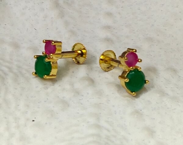 One gram gold Earrings | One gram gold Jewellery | Stud Earrings