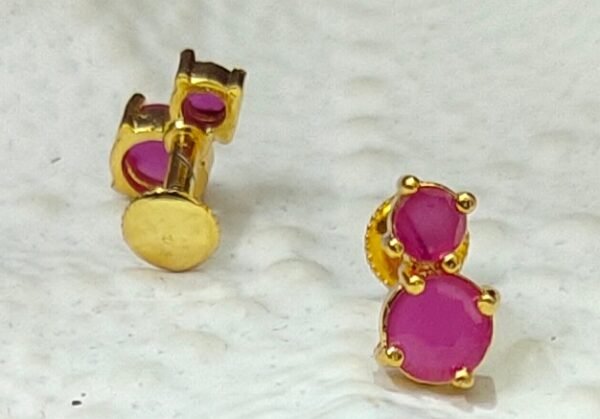 One gram gold Earrings | One gram gold Jewellery | Stud Earrings