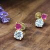 One gram gold Earrings | One gram gold Jewellery | Stud Earrings
