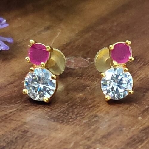 One gram gold Earrings | One gram gold Jewellery | Stud Earrings