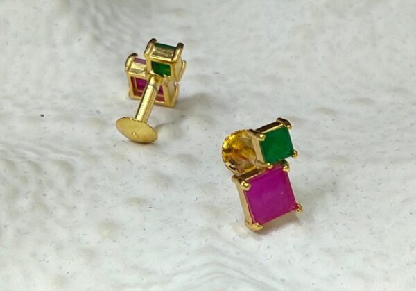 One gram gold Earrings | One gram gold Jewellery | Stud Earrings