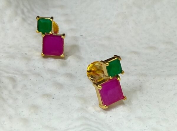 One gram gold Earrings | One gram gold Jewellery | Stud Earrings