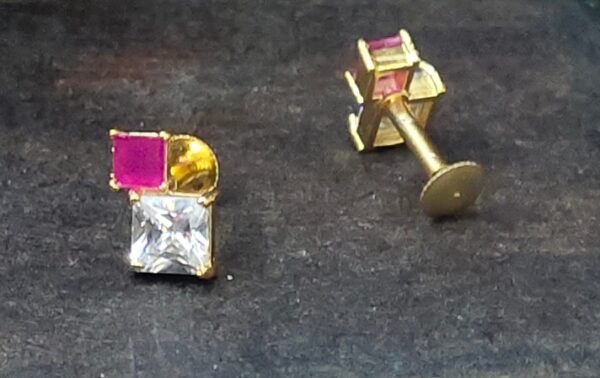 One gram gold Earrings | One gram gold Jewellery | Stud Earrings