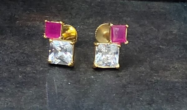 One gram gold Earrings | One gram gold Jewellery | Stud Earrings