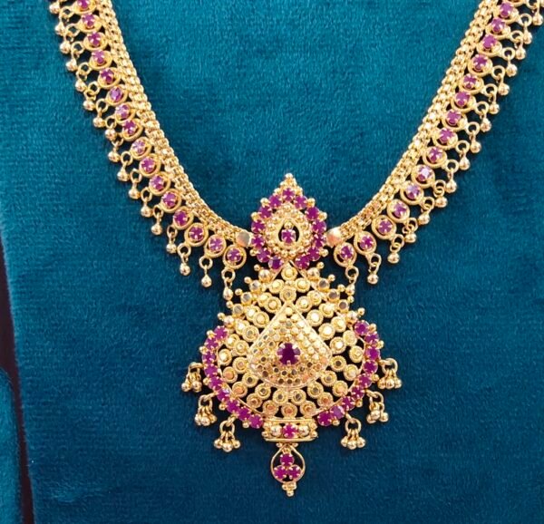 One gram gold Muvvala Haram | One gram gold Replica | One gram gold Jewellery