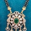 One gram gold Jewellery | One gram gold Black beads | Long Black beads