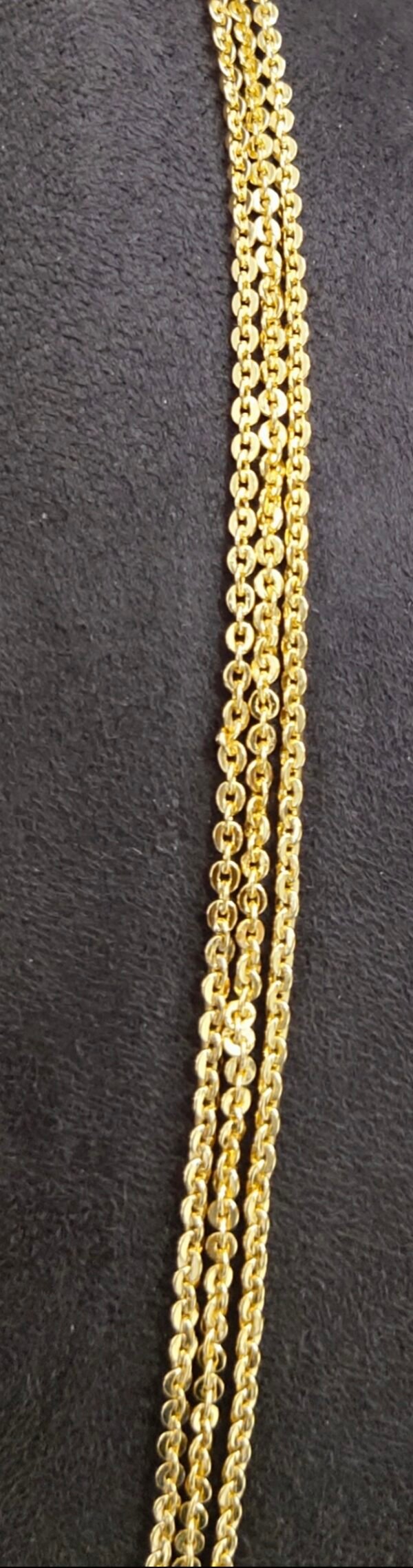 One gram gold Chandra Haram | Step Chains | South Indian Jewellery