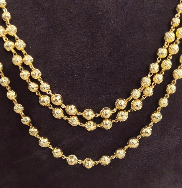 One gram gold Jewellery | One gram gold Pearls Chains | One gram gold Mutyala Chains