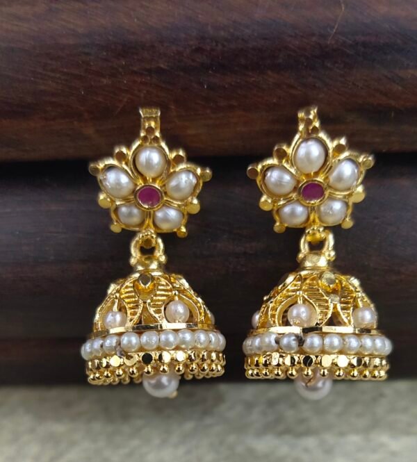 One gram gold Jewellery | One gram gold Earrings | Jumka Earrings