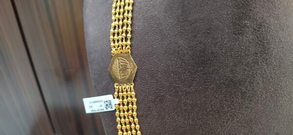 One gram gold Chandra Haram | Step Chains | South Indian Jewellery