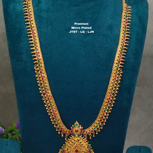 Picsart_26-05-07_14-21-21-218 (1) One gram gold Muvvala Haram | One gram gold Replica | One gram gold Jewellery