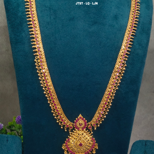 Picsart_26-05-07_14-22-29-855 One gram gold Muvvala Haram | One gram gold Replica | One gram gold Jewellery