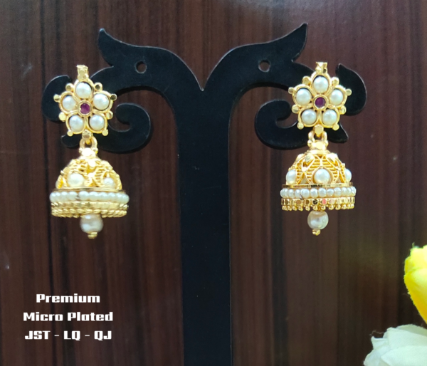 One gram gold Jewellery | One gram gold Earrings | Jumka Earrings