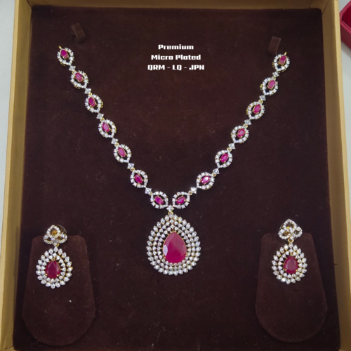 Picsart_26-08-04_16-35-47-317 One gram gold Jewellery | One gram gold Daimond Finish Nacklace