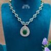 One gram gold Jewellery | One gram gold Daimond Finish Nacklace