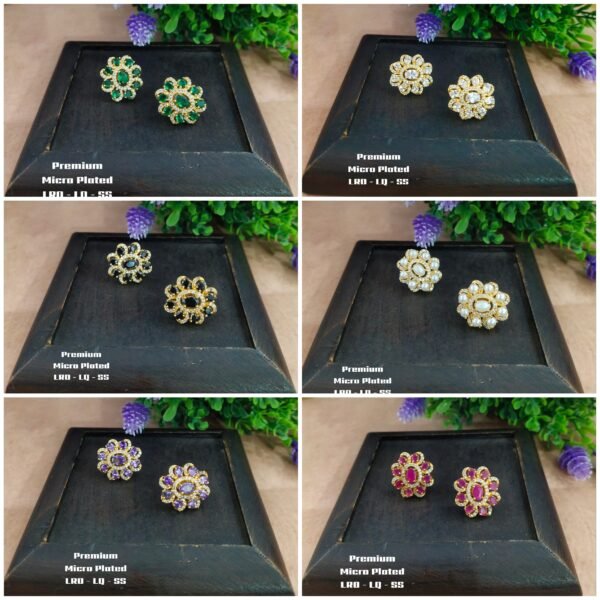 One gram gold Earrings | One gram gold Jewellery | One gram gold Studs